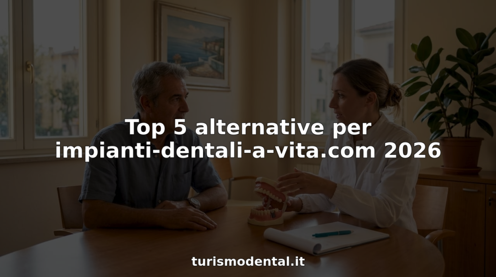 Paziente e dentista che parlano insieme delle opzioni per l’impianto dentale