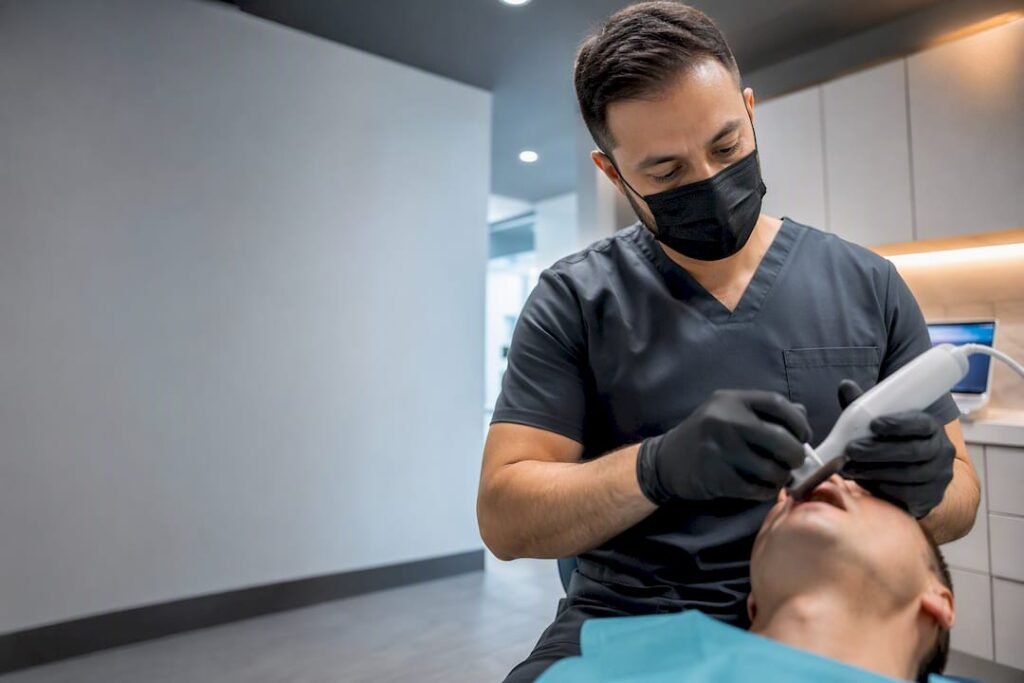 Scansione intraorale per corona dentale