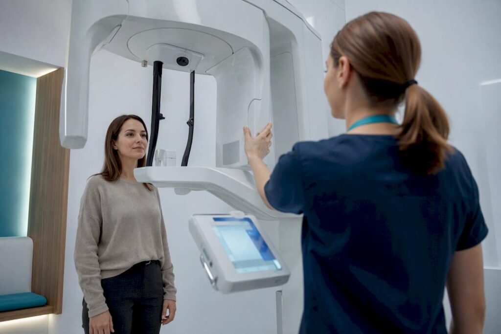 Radiografia dentale presso la clinica di Tirana
